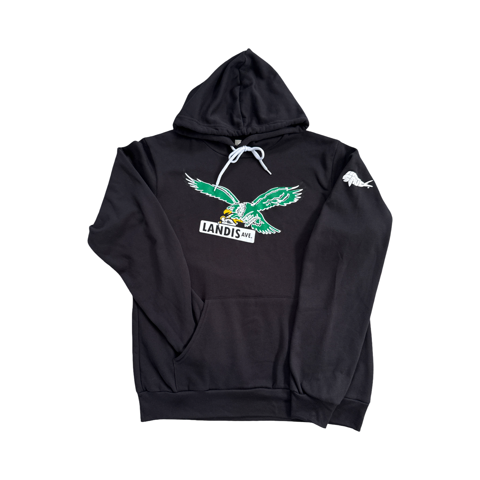 Landis Ave Hoodie- Black