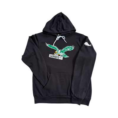 Landis Ave Hoodie- Black