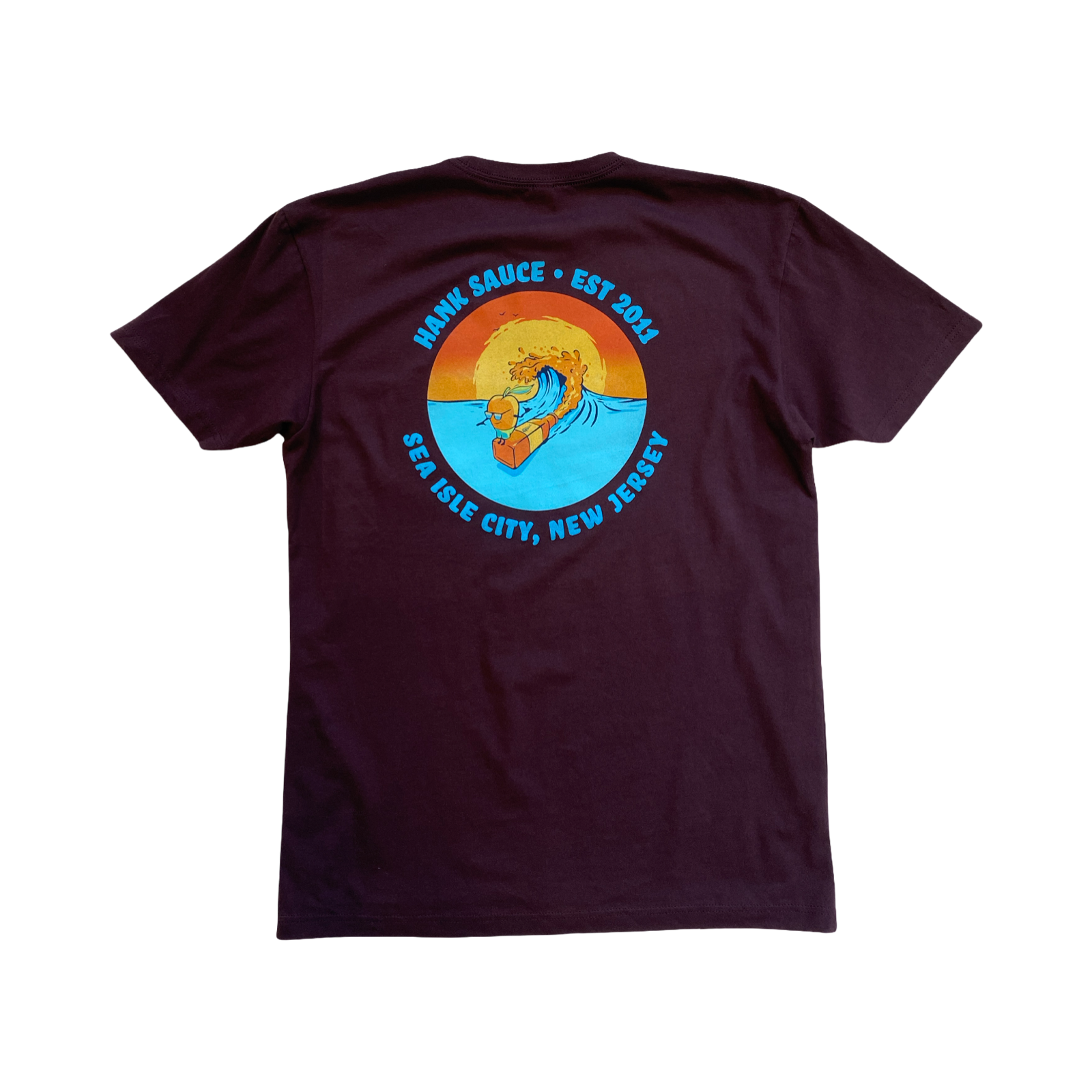 Golden Hour Tee- Maroon