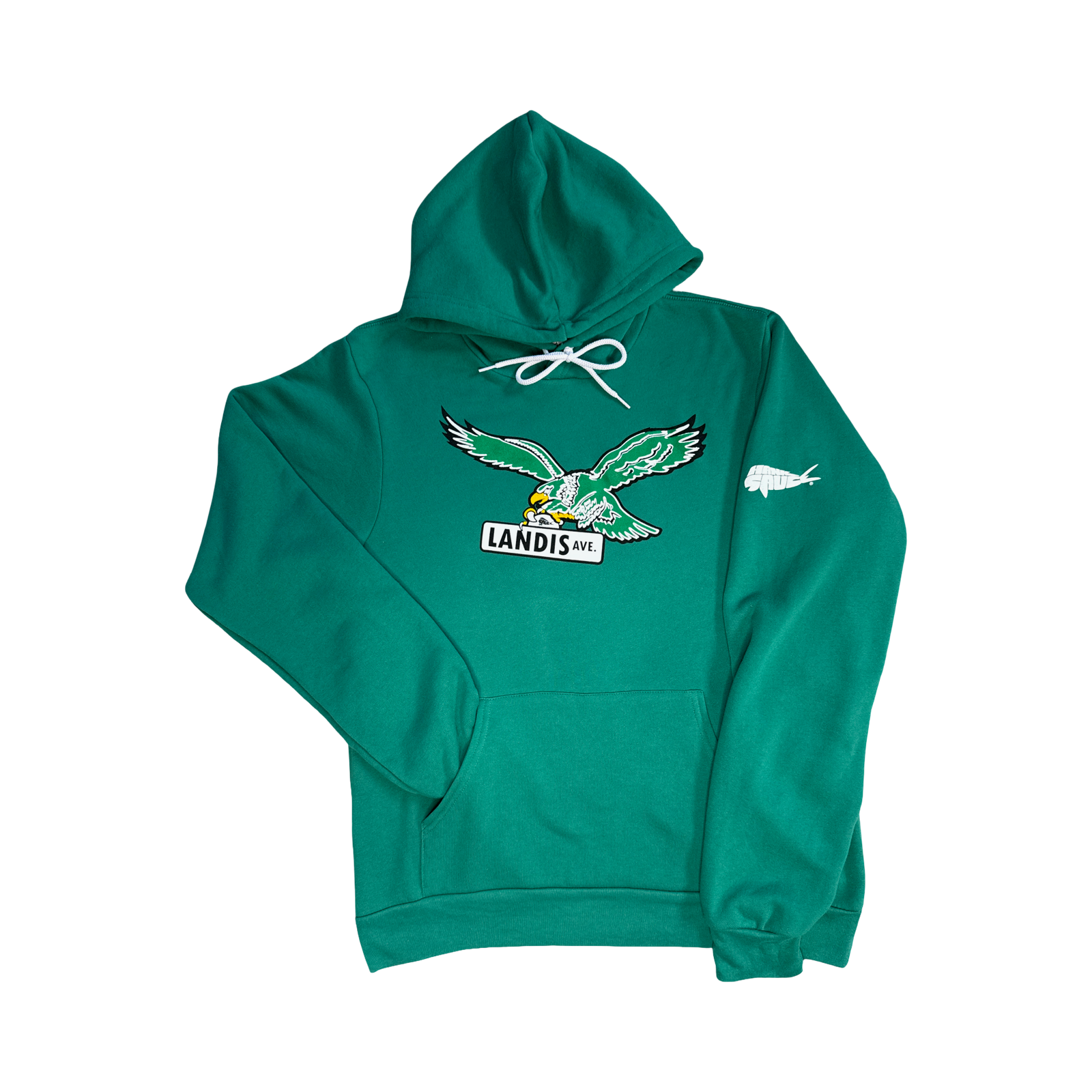 Landis Ave Hoodie- Green