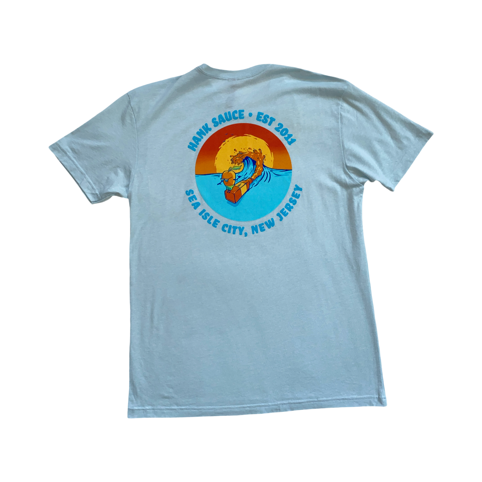 Golden Hour Tee- Ice Blue