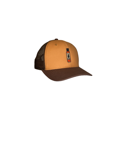 Mesh Bottle Hat- Brown