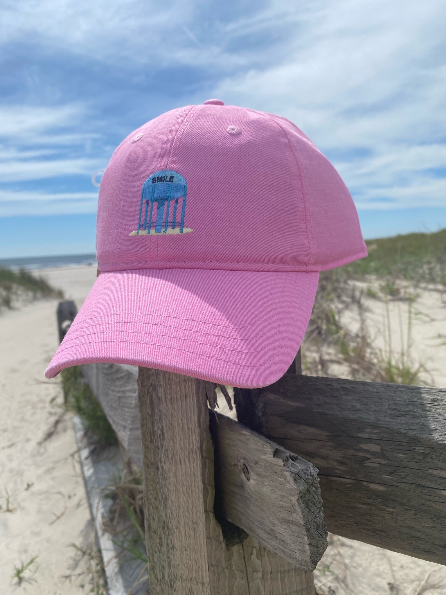 Smile Water Tower Hat- Pink