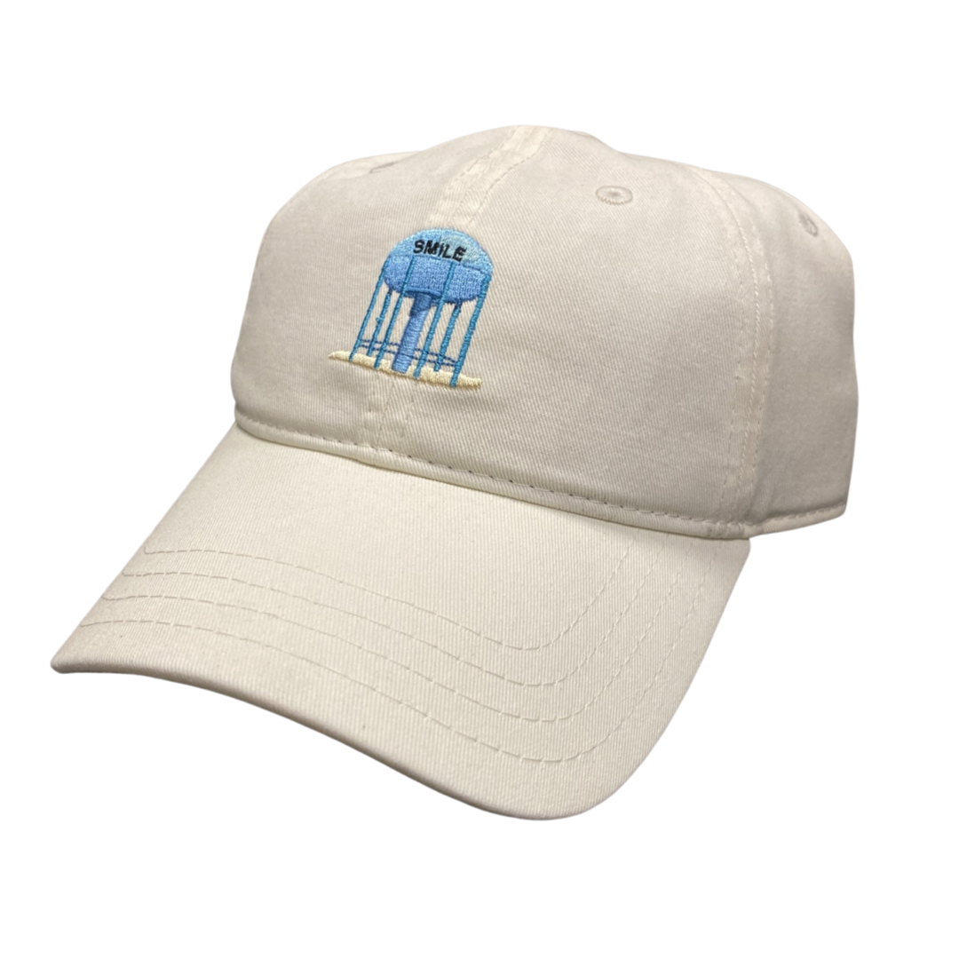 Smile Water Tower Hat- Bone